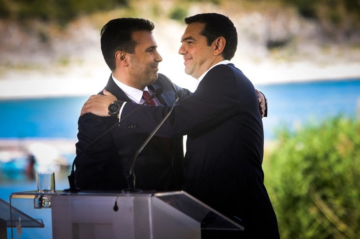 Έφαγαν καλά… Τσίπρας – Ζάεφ – Αφού πρώτα έγινε η παράδοση του ονόματος – Πλουσιοπάροχο το μενού